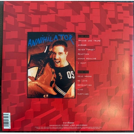 Annihilator - Remains (4029759175285) виниловая пластинка - фото 2