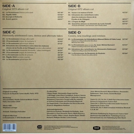 OST - La Scoumoune (Francois De Roubaix) (8024709278524) виниловая пластинка - фото 2