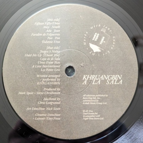 Khruangbin - A La Sala (0656605165714) виниловая пластинка - фото 3