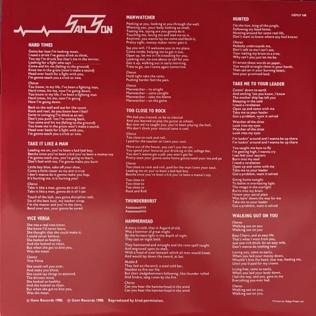 Samson - Head On (coloured) (0819514012634) виниловая пластинка - фото 6