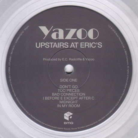 Yazoo - Upstairs At Eric's (coloured) (4099964156157) виниловая пластинка - фото 3