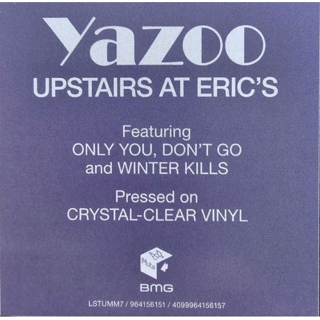 Yazoo - Upstairs At Eric's (coloured) (4099964156157) виниловая пластинка - фото 9