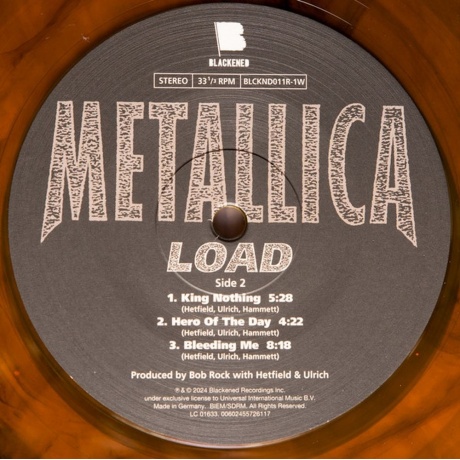 Metallica - Load (coloured) (0602455726094) виниловая пластинка - фото 6
