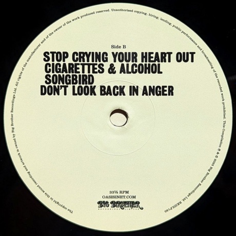 Oasis - Time Flies...1994-2009 (Box) (0198029011517) виниловая пластинка - фото 4