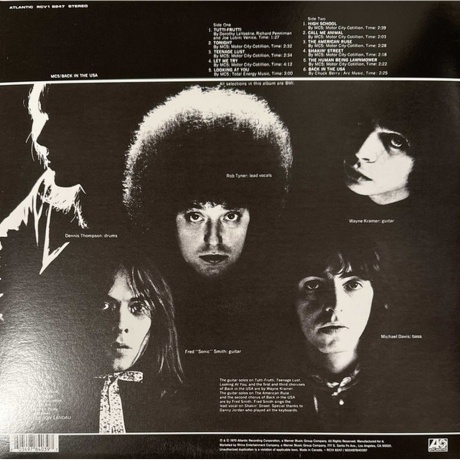 MC5 - Back In The USA (coloured) (0603497840397) виниловая пластинка - фото 2