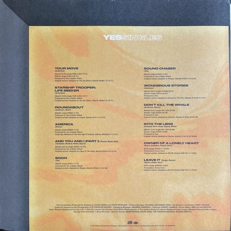 Yes - Yessingles (0603497831692) виниловая пластинка - фото 6