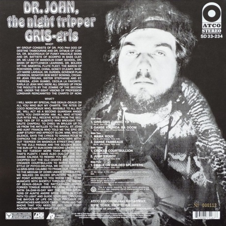Dr. John - Gris-Gris (Analogue) (0753088754678) виниловая пластинка - фото 2