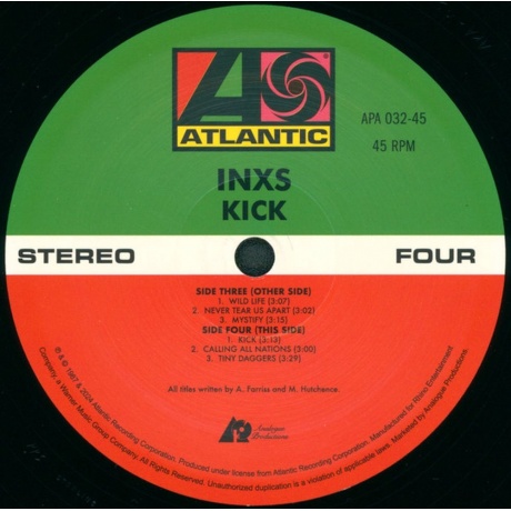 INXS - Kick (Audiophile Edition) (0753088753275) виниловая пластинка - фото 7