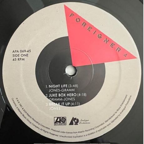 Foreigner - 4 (Analogue) (0753088756962) виниловая пластинка - фото 5