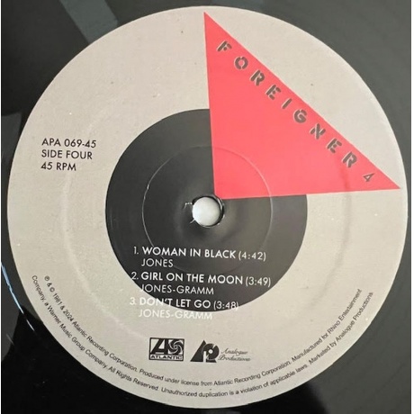 Foreigner - 4 (Analogue) (0753088756962) виниловая пластинка - фото 8