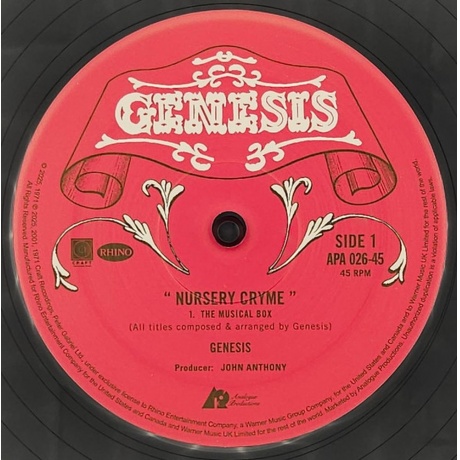 Genesis - Nursery Cryme (Analogue) (0753088752674) виниловая пластинка - фото 5