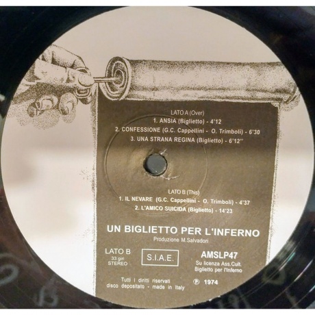 Biglietto Per L'inferno - Biglietto Per L'inferno (8016158304749) виниловая пластинка - фото 4