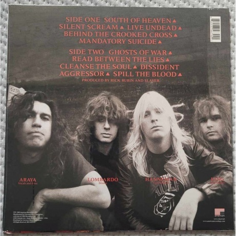 Slayer - South Of Heaven (0602537467921) виниловая пластинка - фото 2