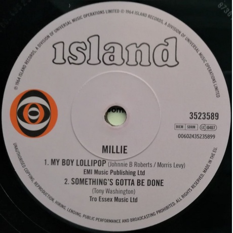 Millie - My Boy Lollipop (EP) (V7) (0602435235899) виниловая пластинка - фото 3