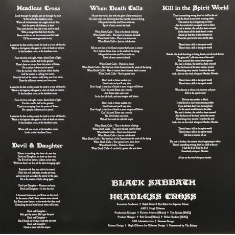 Black Sabbath - Headless Cross (4099964118568) виниловая пластинка - фото 3
