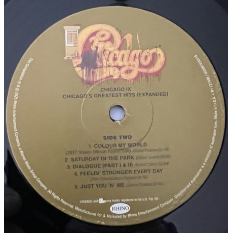 Chicago - Chicago IX: Greatest Hits Expanded  (0603497816118) виниловая пластинка - фото 6