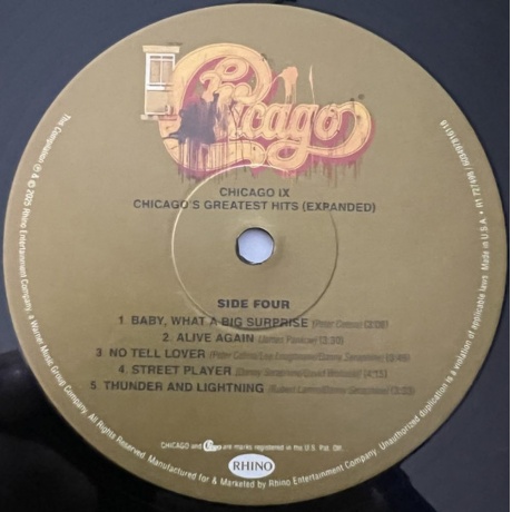 Chicago - Chicago IX: Greatest Hits Expanded  (0603497816118) виниловая пластинка - фото 8