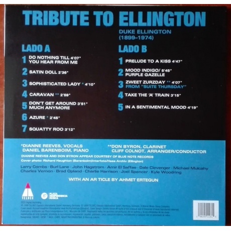 Daniel Barenboim - Tribute To Ellington  (0190295112615) виниловая пластинка - фото 6