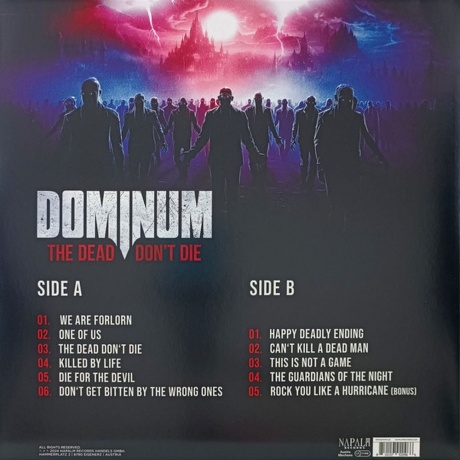 Dominum - The Dead Dont Die  (0810157920966) виниловая пластинка - фото 4