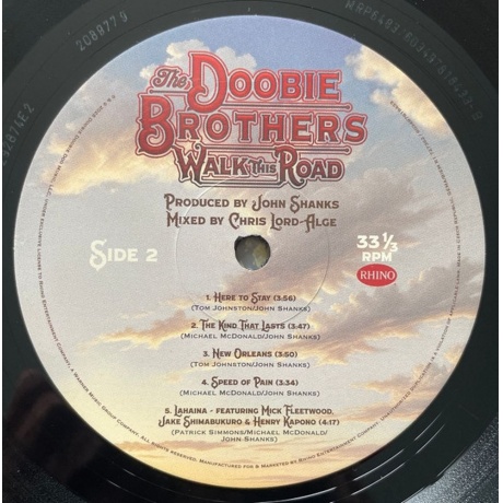 Doobie Brothers - Walk This Road  (0603497818433) виниловая пластинка - фото 4
