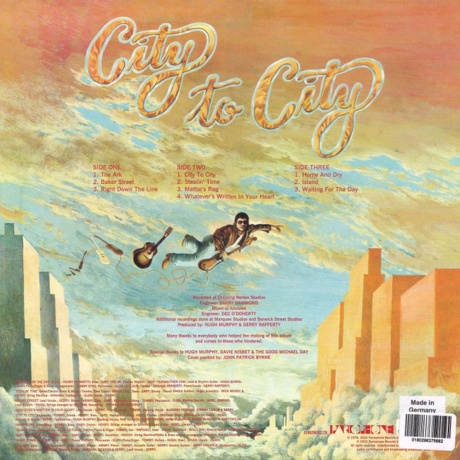 Gerry Rafferty - City To City  (0190296375682) виниловая пластинка - фото 2