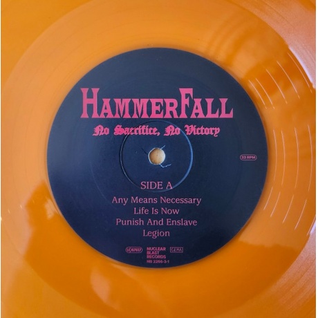 Hammerfall - No Sacrifice, No Victory  (0727361226633) виниловая пластинка - фото 3