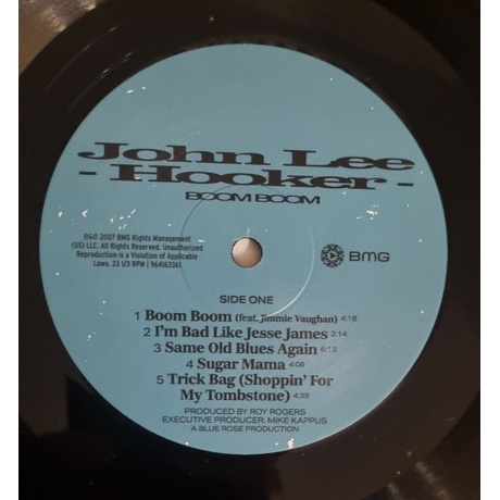 John Lee  Hooker - Boom Boom (4099964163360) виниловая пластинка - фото 3