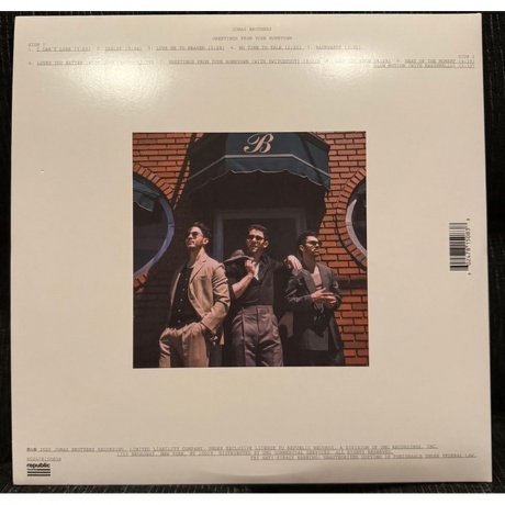 Jonas Brothers - Greetings From Your Hometown  (0602478150838) виниловая пластинка - фото 2