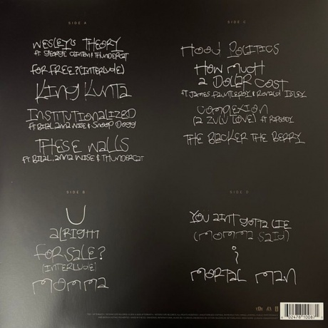 Kendrick Lamar - To Pimp A Butterfly  (0602478100871) виниловая пластинка - фото 3