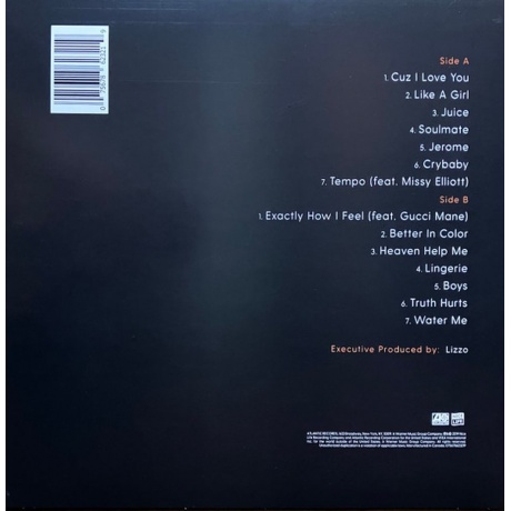 Lizzo - Cuz I Love You  (0075678623219) виниловая пластинка - фото 2