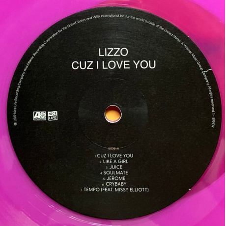 Lizzo - Cuz I Love You  (0075678623219) виниловая пластинка - фото 3
