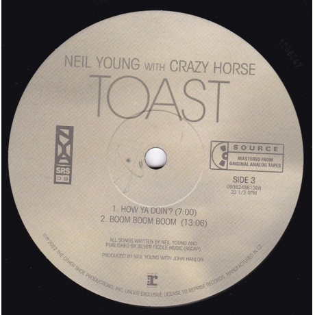 Neil Young &amp; Crazy Horse - Toast  (0093624881308) виниловая пластинка - фото 6