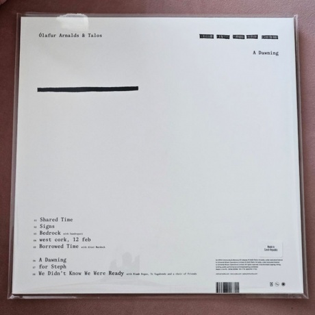 Olafur Arnalds - A Dawning  (0602478117718) виниловая пластинка - фото 2