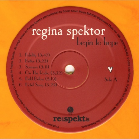 Regina Spektor - Begin To Hope  (0093624835462) виниловая пластинка - фото 3
