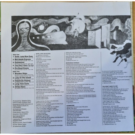 Stills Crosby &amp; Nash - Crosby, Stills &amp; Nash  (0081227986681) виниловая пластинка - фото 6