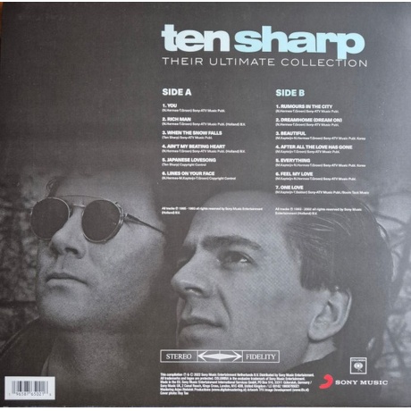 Ten Sharp - Their Ultimate Collection  (0196587650216) виниловая пластинка - фото 2
