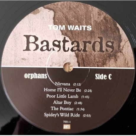 Tom  Waits - Bastards (8714092755114) виниловая пластинка - фото 6