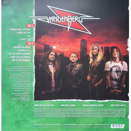 Vandenberg - Sin (Green) (8712725745389) виниловая пластинка - фото 2