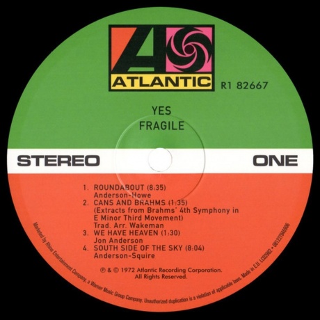 Yes - Fragile (0081227946906) виниловая пластинка - фото 4