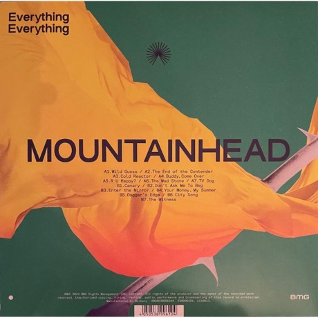 Everything Everything - Mountainhead (coloured) (4050538996104) виниловая пластинка - фото 4