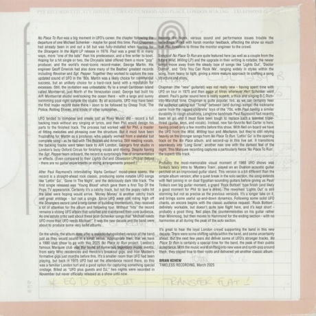 UFO - No Place To Run - deluxe (0840401712603) виниловая пластинка - фото 13