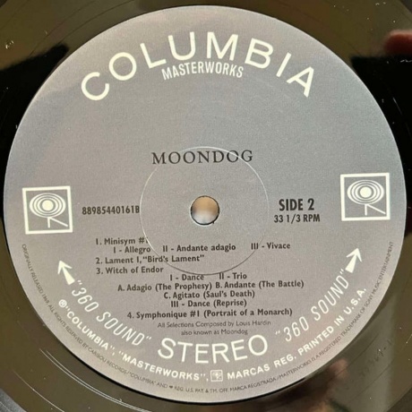Moondog - Moondog (0889854401610) виниловая пластинка - фото 4