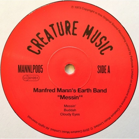 Manfred Mann's Earth Band - Messin' (5060051333873) виниловая пластинка - фото 3