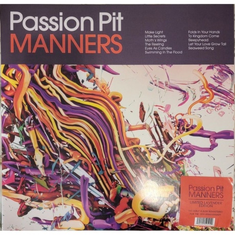 

Passion Pit - Manners (coloured) (0194491525040) виниловая пластинка