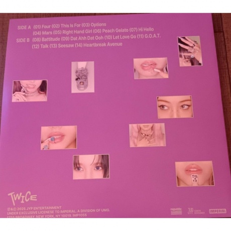 Twice - This Is For (coloured) (0198704487637) виниловая пластинка - фото 3