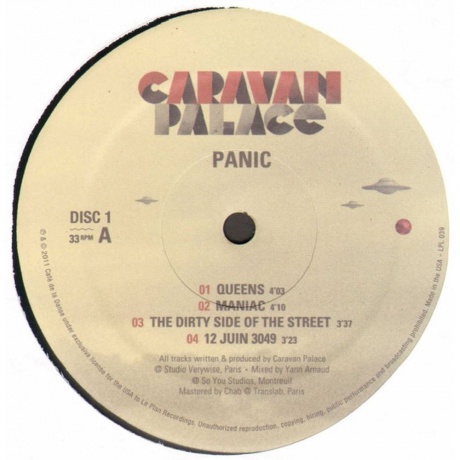 Caravan Palace - Panic (0813615013910) виниловая пластинка - фото 3