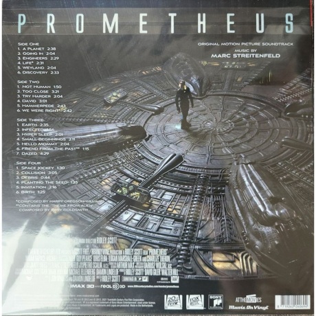 OST - Prometheus (Marc Streitenfeld) (coloured) (8719262040694) виниловая пластинка - фото 3