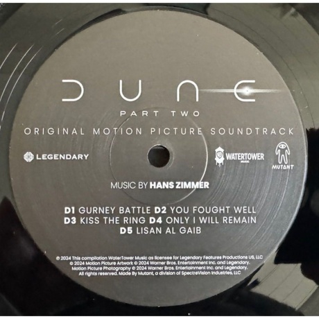 OST - Dune: Part Two (Hans Zimmer) (0810155840167) виниловая пластинка - фото 13