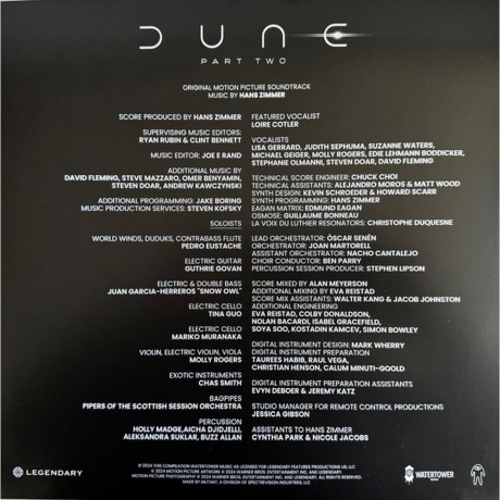 OST - Dune: Part Two (Hans Zimmer) (0810155840167) виниловая пластинка - фото 15