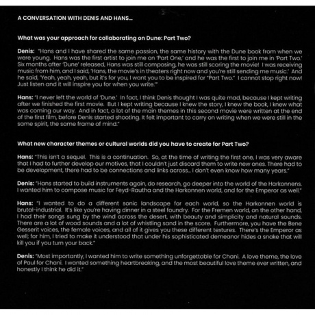 OST - Dune: Part Two (Hans Zimmer) (0810155840167) виниловая пластинка - фото 19